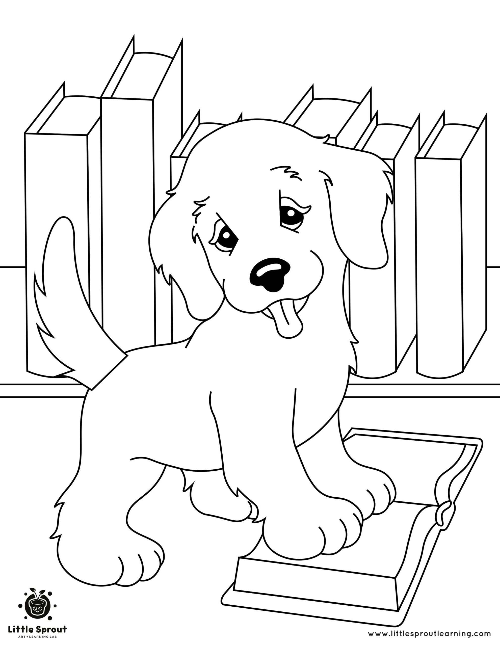 10 Best Puppy Coloring Pages 10 Best Puppy Coloring Pages