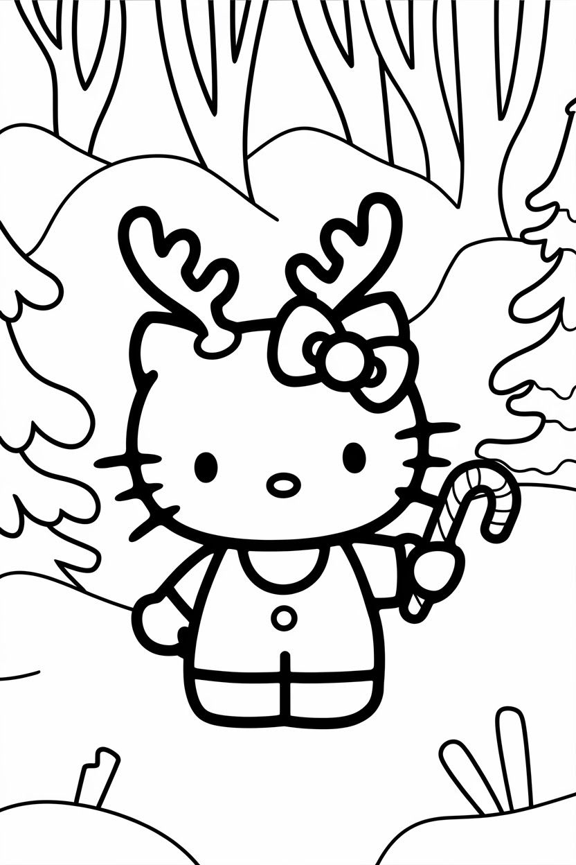 hello kitty coloring paper