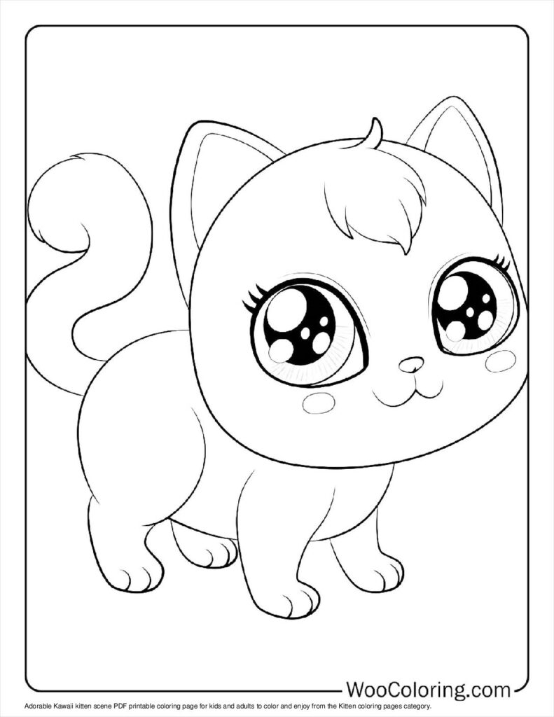 free coloring pages of kittens free coloring pages of kittens
