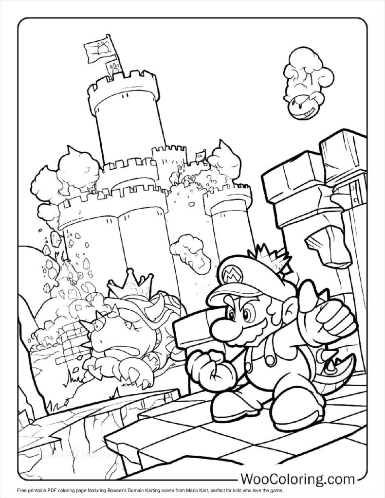 mario kart pictures to color mario kart pictures to color