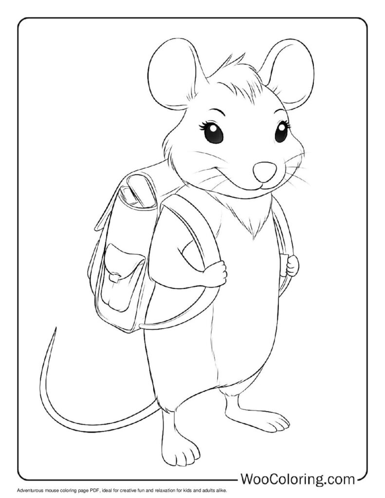 100 Mouse Coloring Pages Free PDF To Print Woo Coloring 100 Mouse Coloring Pages Free PDF To Print Woo Coloring