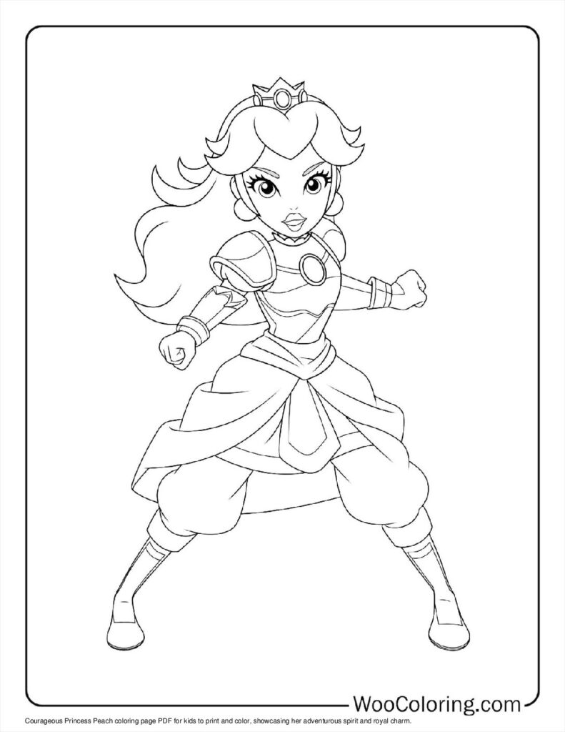 coloring pages of princess peach coloring pages of princess peach