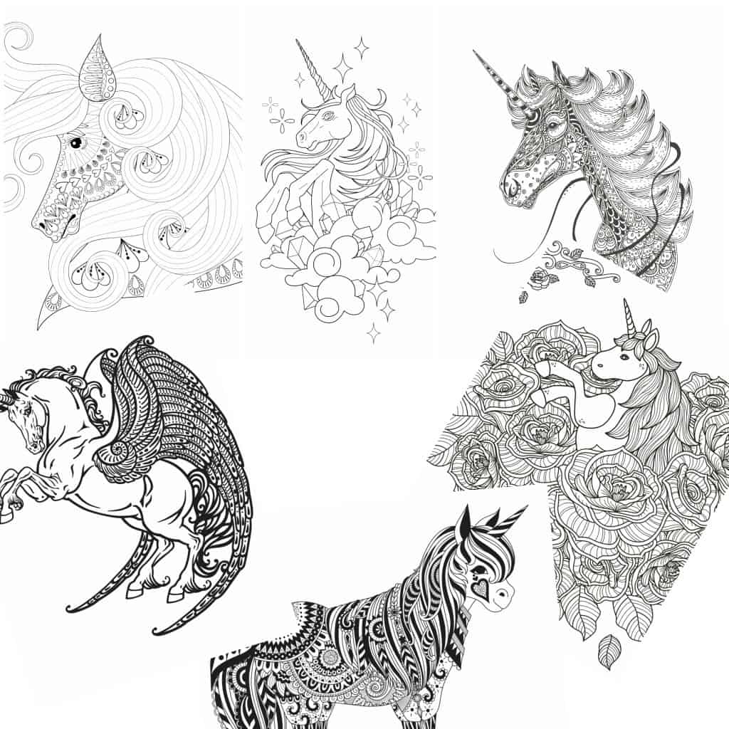 free printable coloring pages of unicorns free printable coloring pages of unicorns