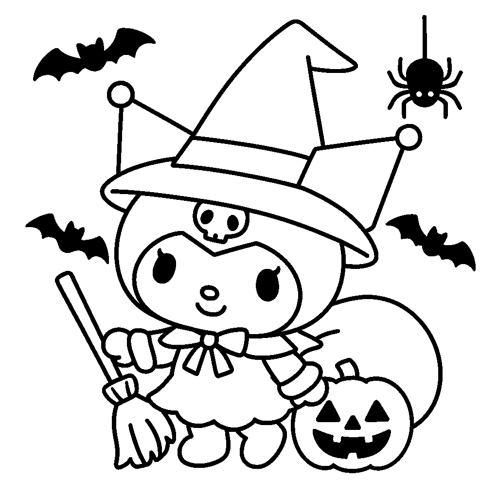 11 Kuromi Coloring Pages TheToyZone 11 Kuromi Coloring Pages TheToyZone