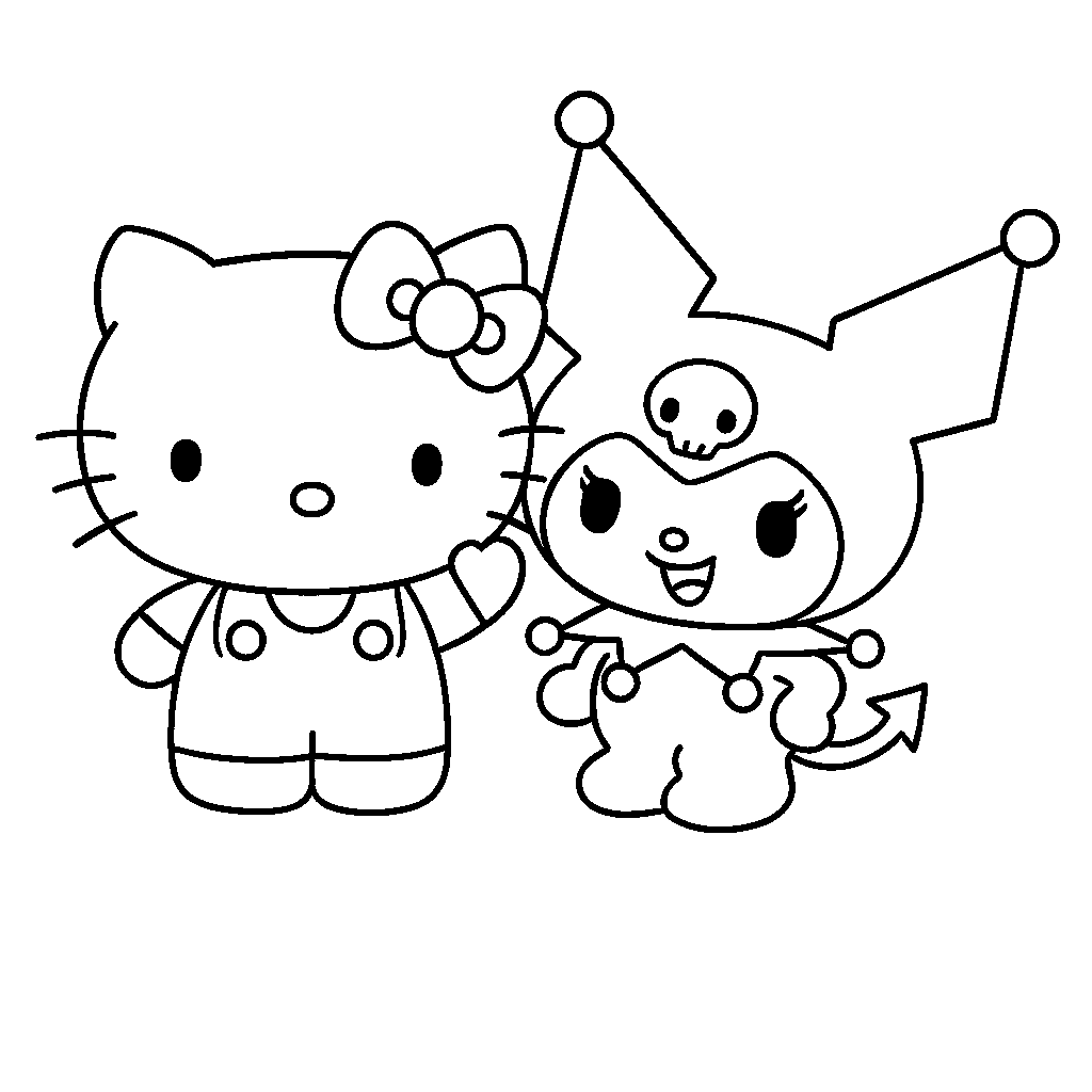 11 Kuromi Coloring Pages TheToyZone 11 Kuromi Coloring Pages TheToyZone