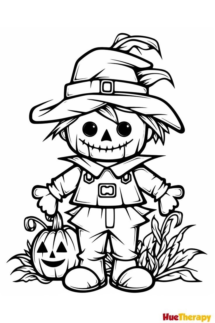 free halloween coloring pages for toddlers