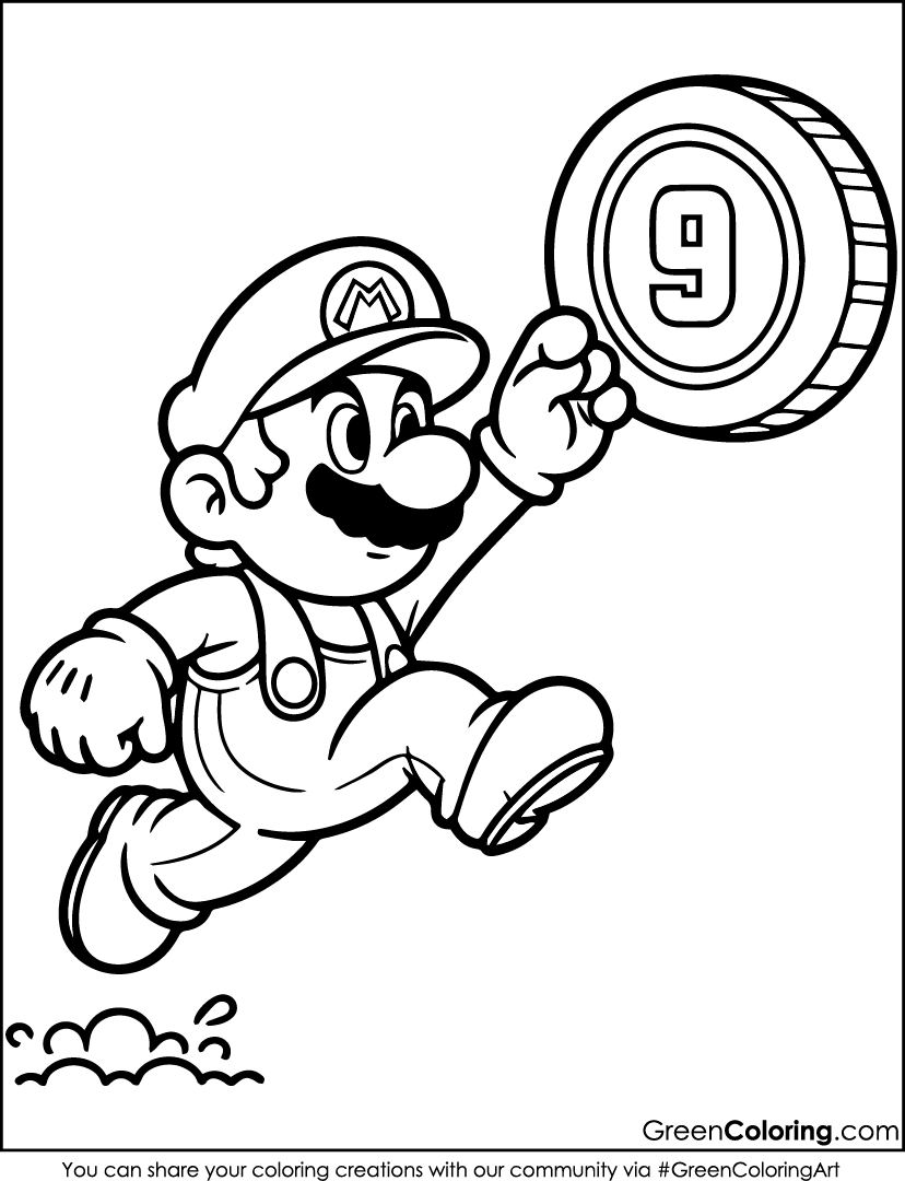 12 Must Have Super Mario Coloring Pages Free Printable PDFs