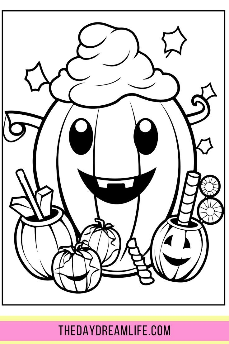 17 Free Halloween Kawaii Coloring Pages For The Spooky Season  17 Free Halloween Kawaii Coloring Pages For The Spooky Season
