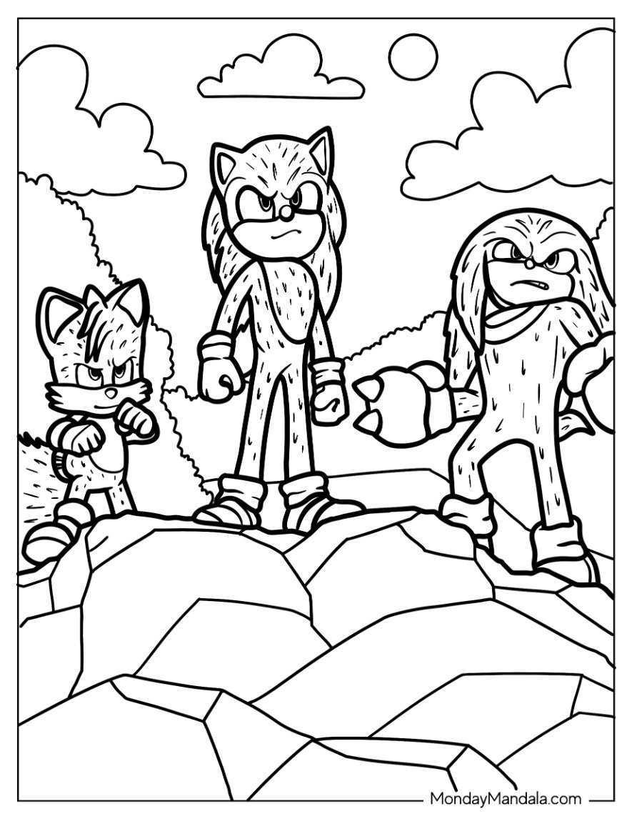 18 Tails Coloring Pages Free PDF Printables  18 Tails Coloring Pages Free PDF Printables