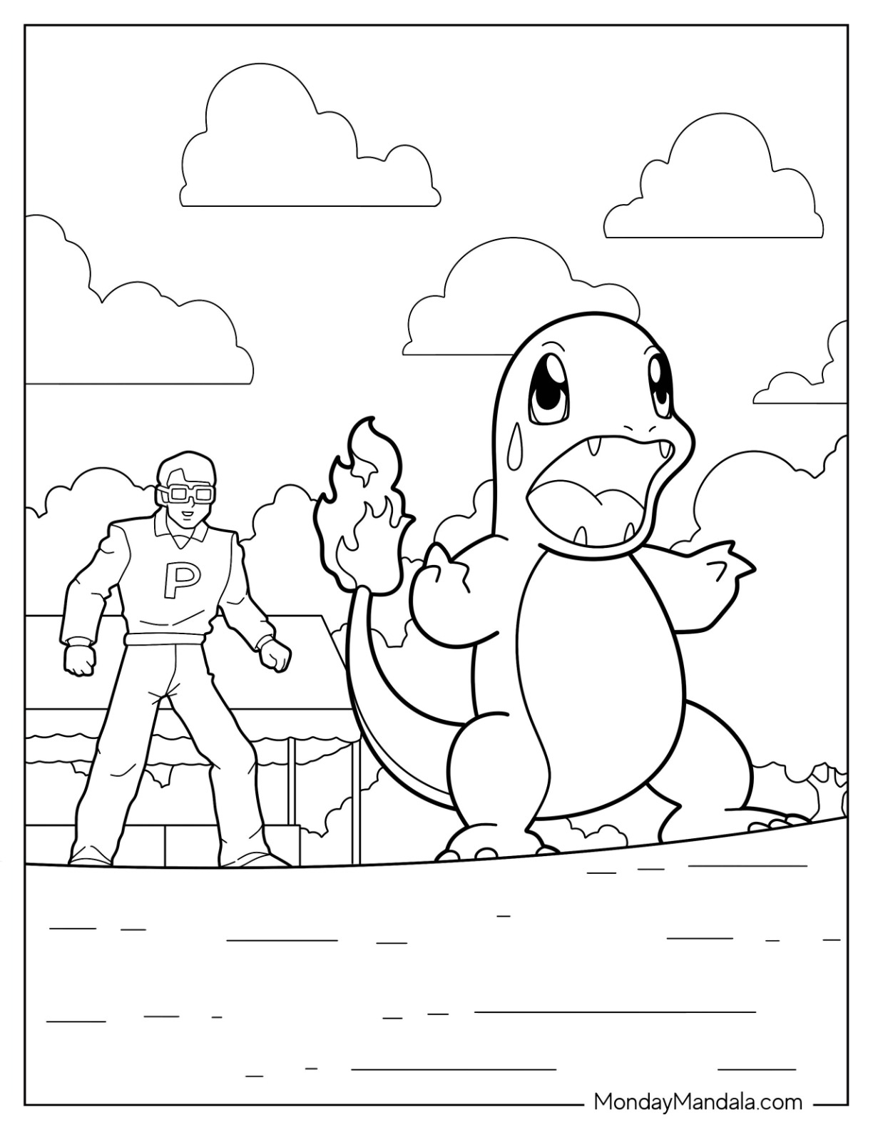 20 Charmander Coloring Pages Free PDF Printables  20 Charmander Coloring Pages Free PDF Printables