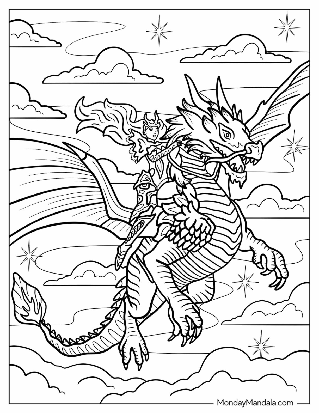 20 Fantasy Coloring Pages Free PDF Printables  20 Fantasy Coloring Pages Free PDF Printables