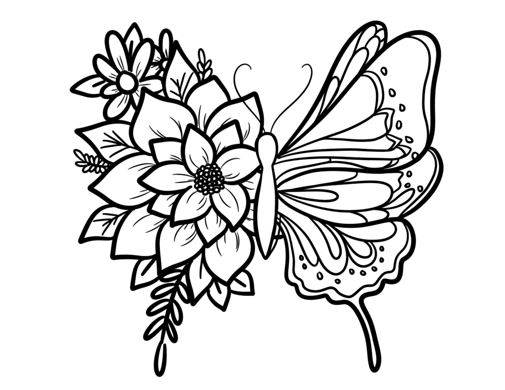 butterfly coloring pages free printable butterfly coloring pages free printable