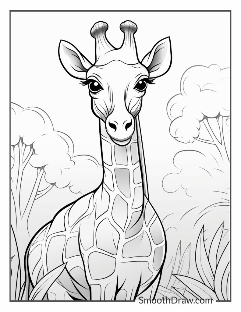 20 Giraffe Coloring Pages 20 Giraffe Coloring Pages