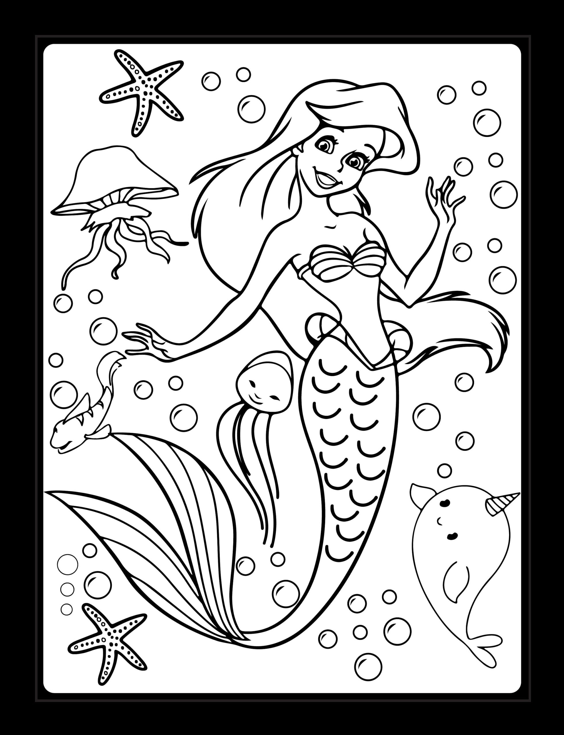 free printable mermaid coloring pages free printable mermaid coloring pages