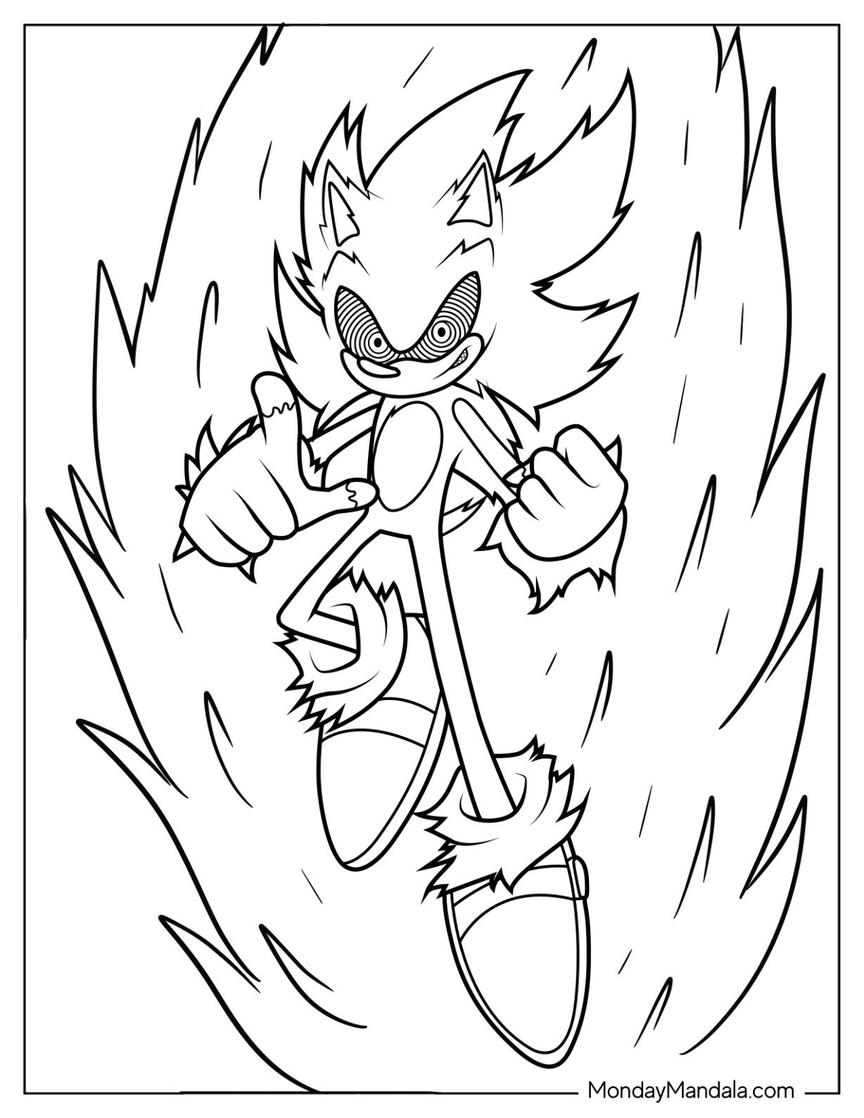 20 Sonic Exe Coloring Pages Free PDF Printables  20 Sonic Exe Coloring Pages Free PDF Printables