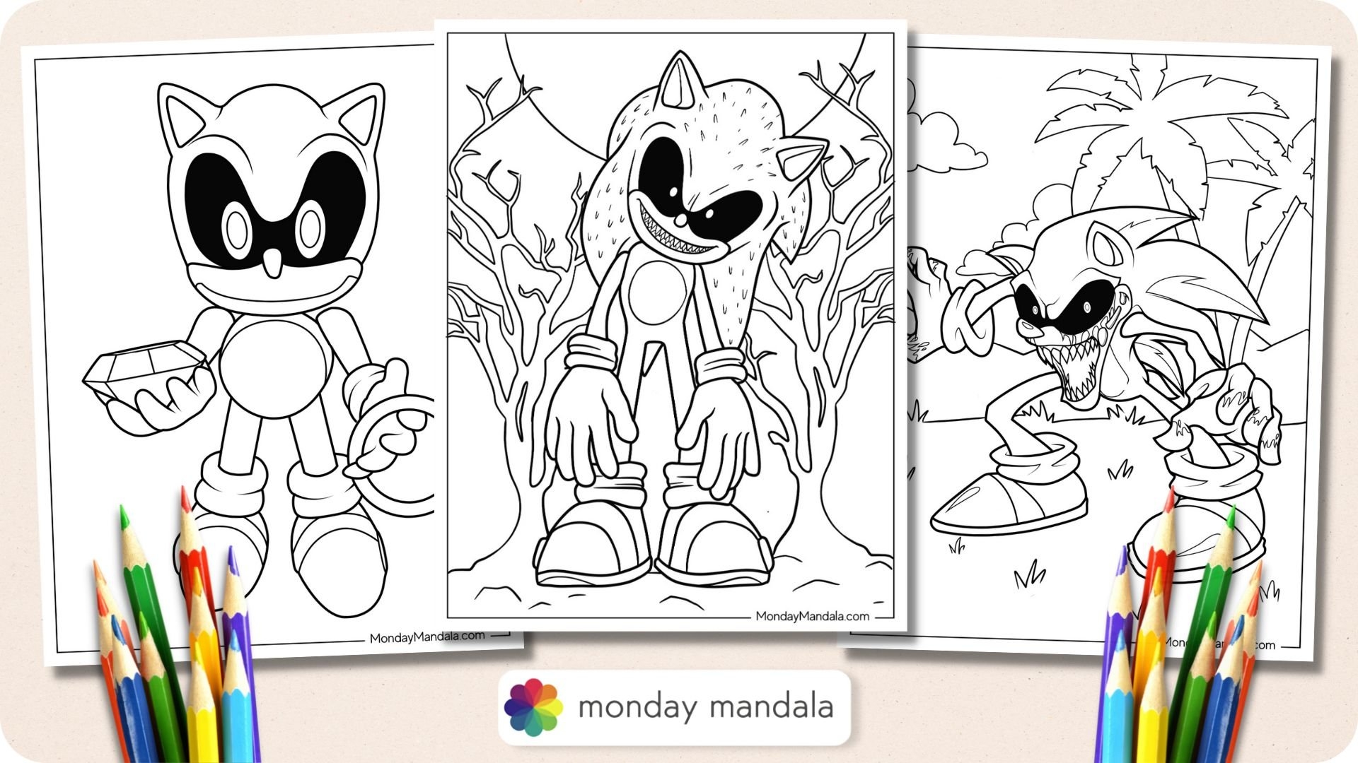 20 Sonic Exe Coloring Pages Free PDF Printables  20 Sonic Exe Coloring Pages Free PDF Printables