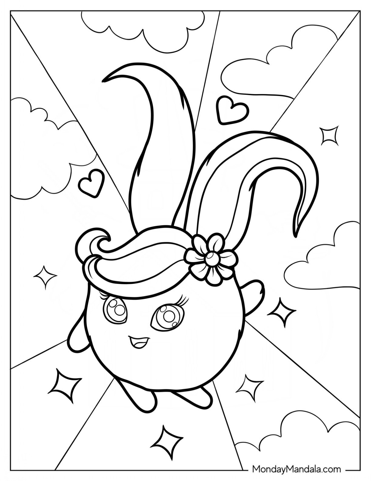 20 Sunny Bunnies Coloring Pages Free PDF Printables  20 Sunny Bunnies Coloring Pages Free PDF Printables