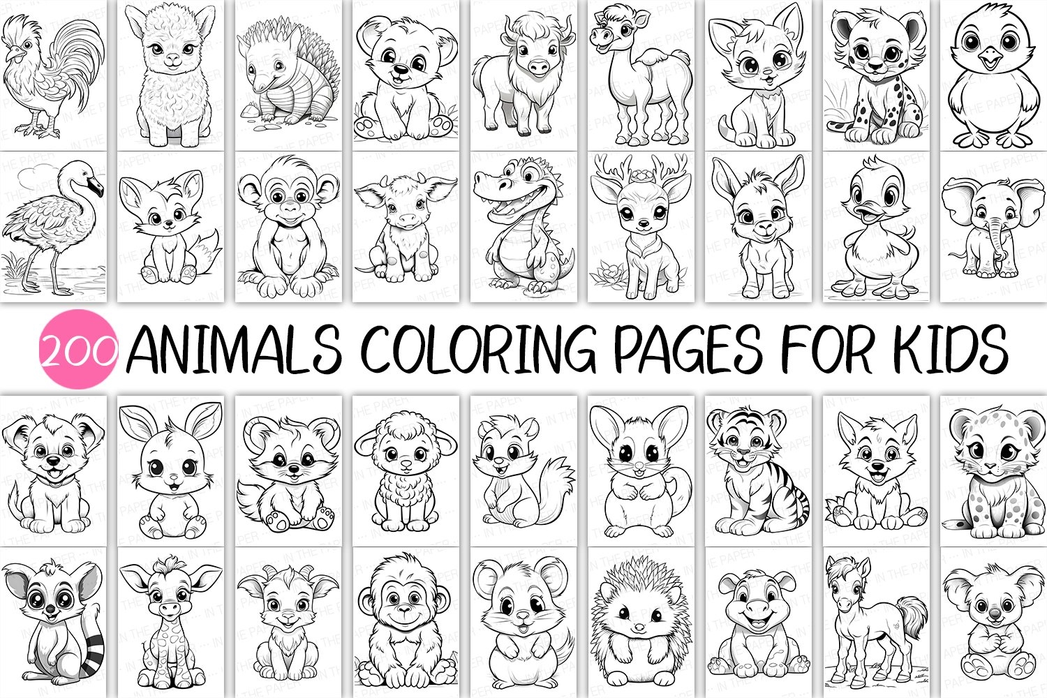 animals color page animals color page