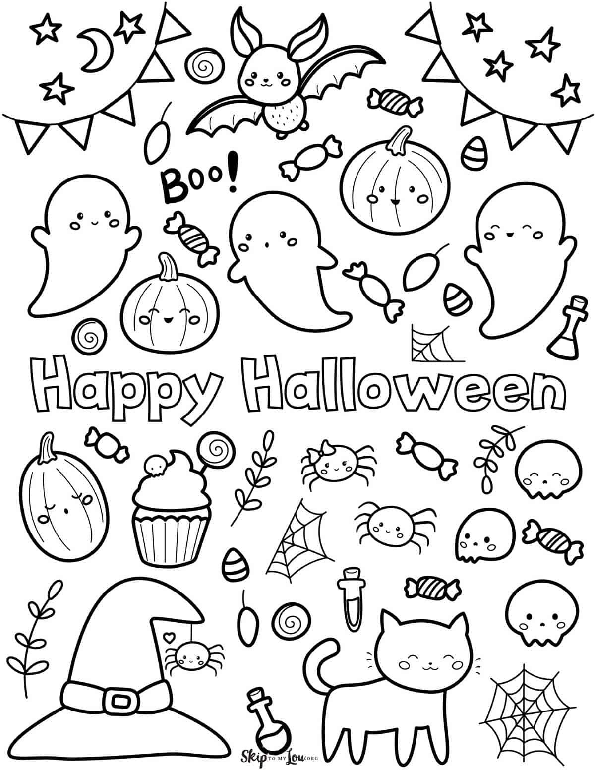 cute halloween printable coloring pages cute halloween printable coloring pages