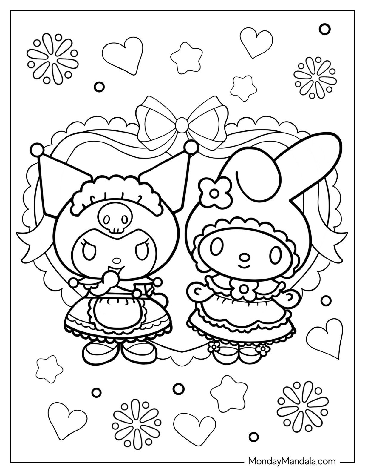 22 Kuromi Coloring Pages Free PDF Printables  22 Kuromi Coloring Pages Free PDF Printables
