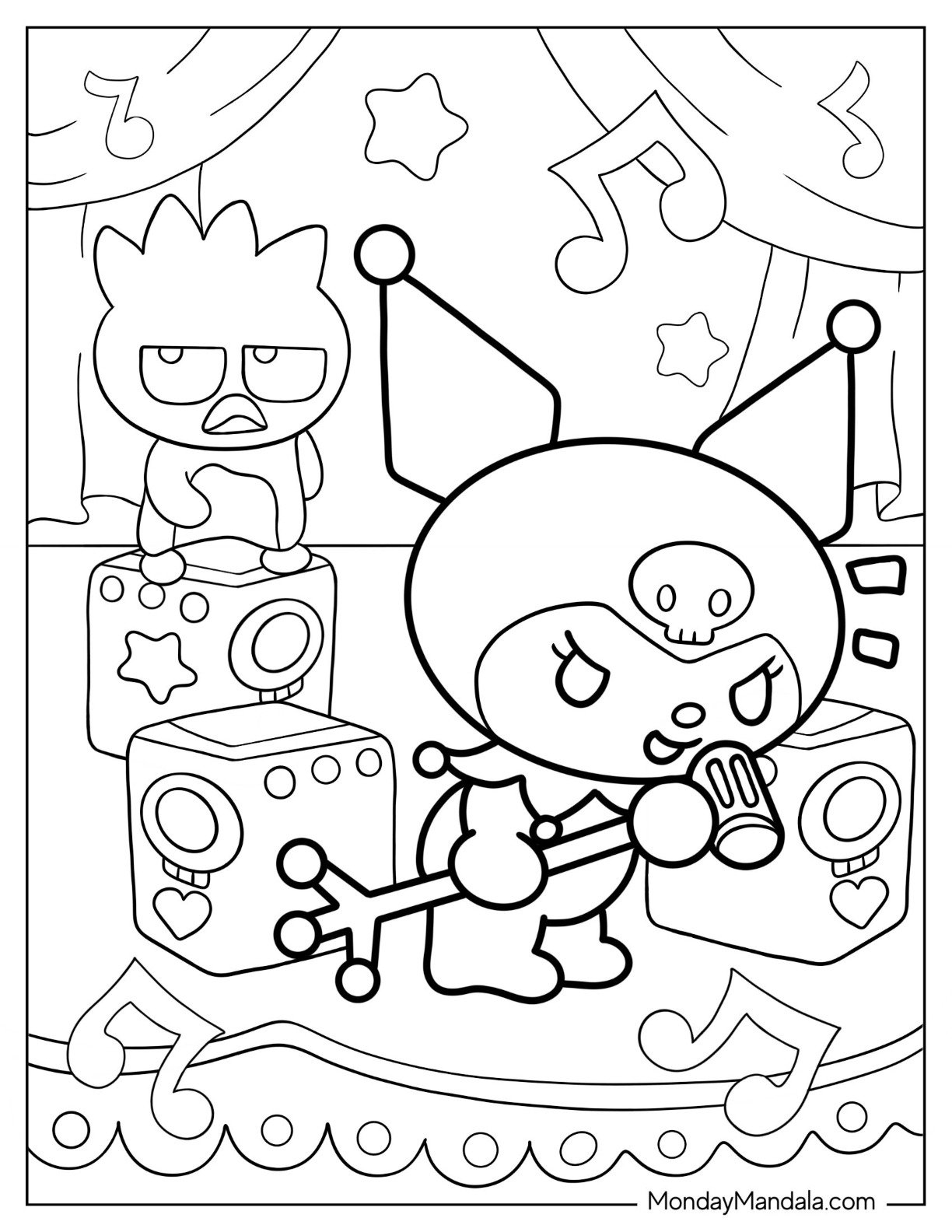22 Kuromi Coloring Pages Free PDF Printables  22 Kuromi Coloring Pages Free PDF Printables