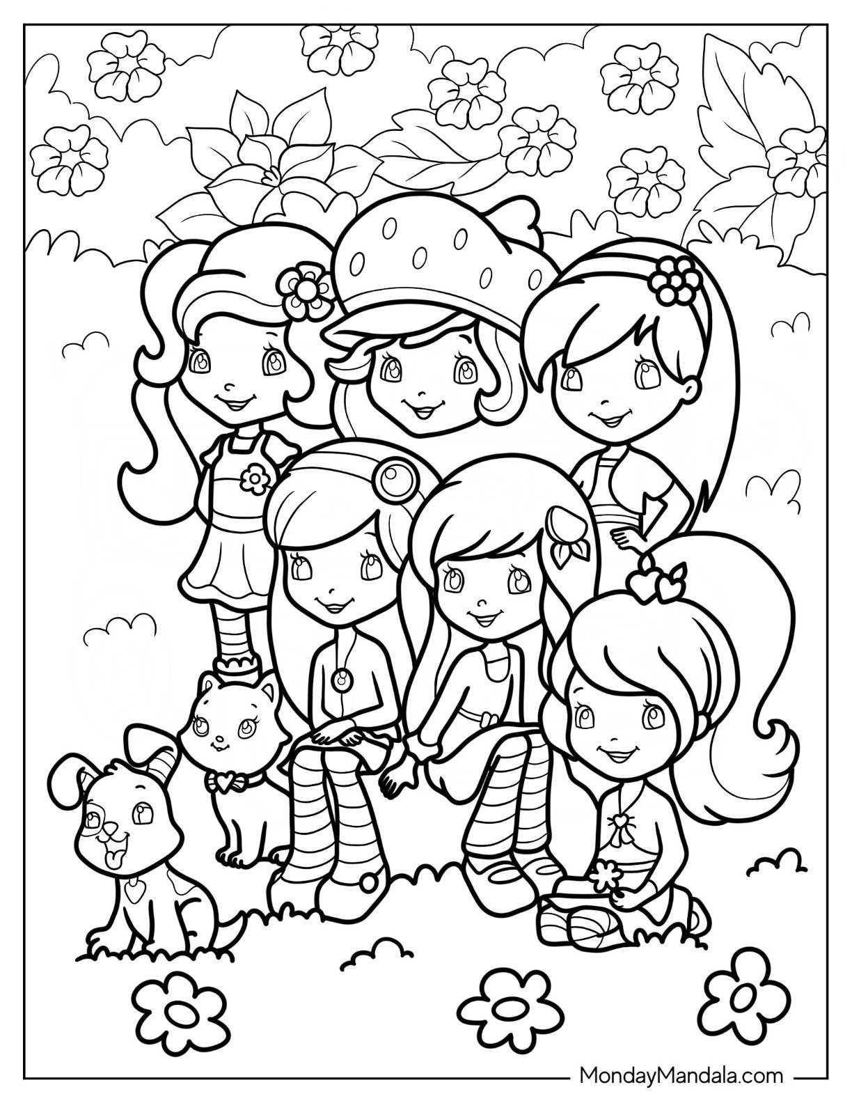 22 Strawberry Shortcake Coloring Pages Free PDF Printables  22 Strawberry Shortcake Coloring Pages Free PDF Printables