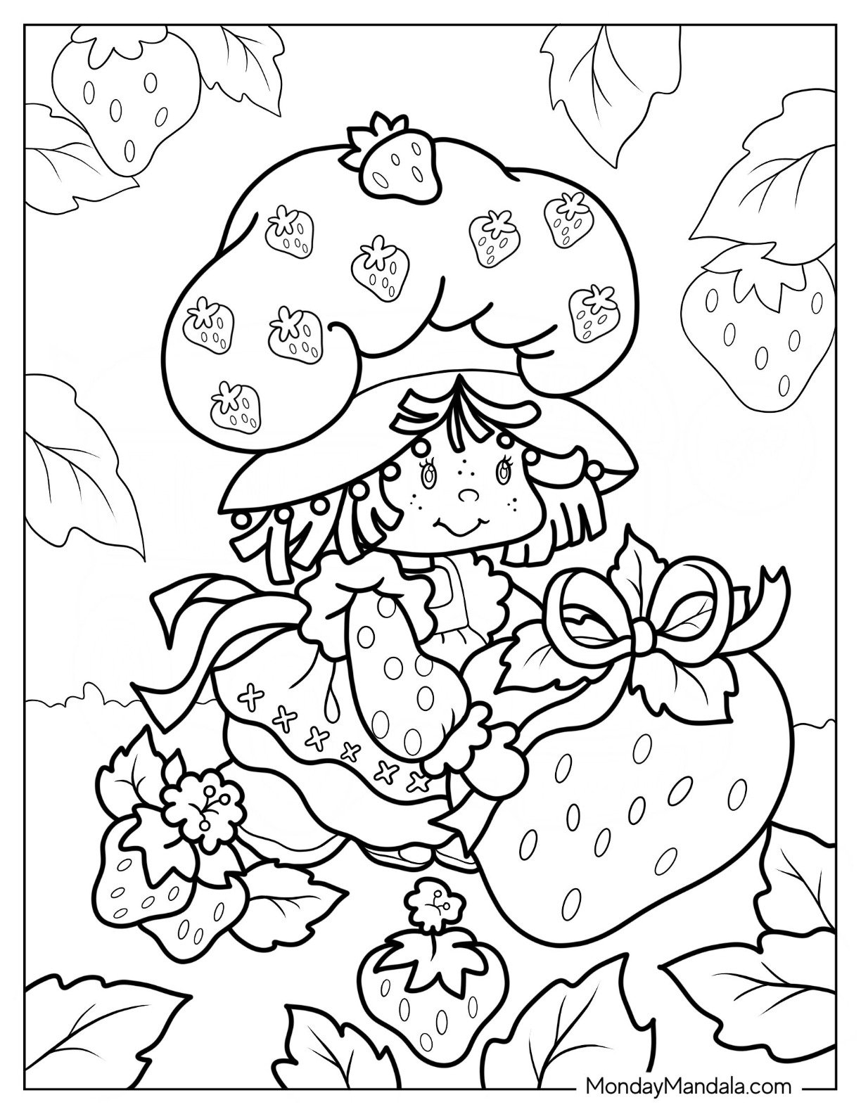 22 Strawberry Shortcake Coloring Pages Free PDF Printables  22 Strawberry Shortcake Coloring Pages Free PDF Printables