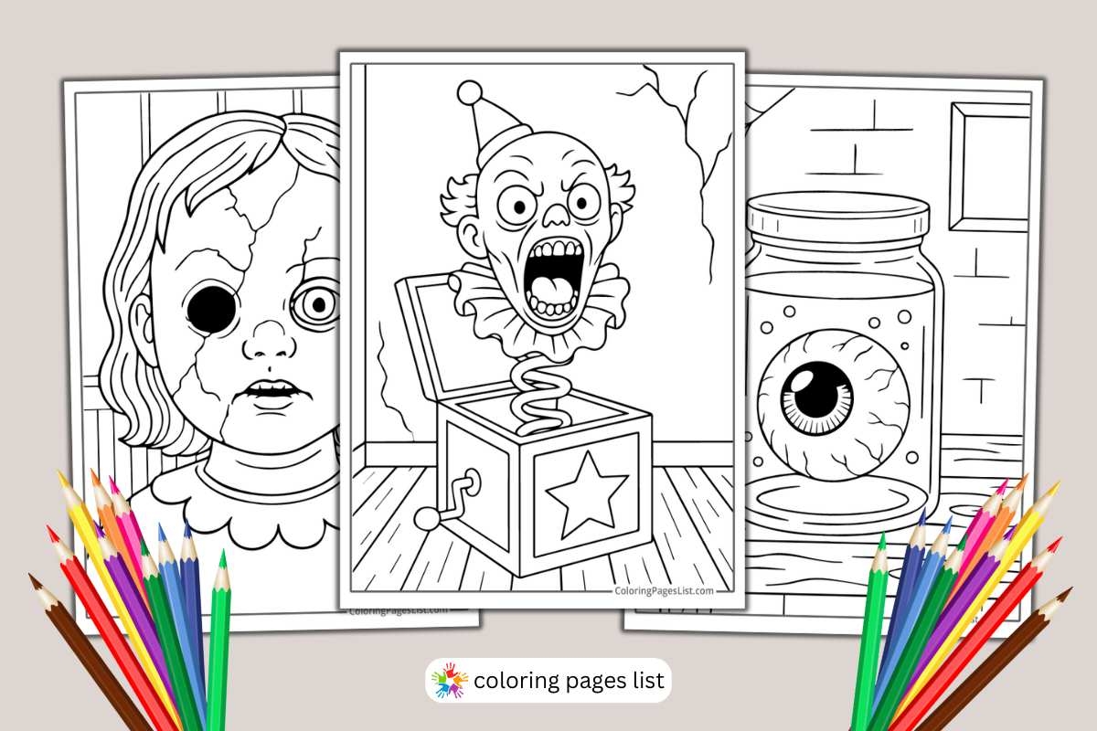 24 Horror Coloring Pages Free Printable PDFs Coloring Pages List 24 Horror Coloring Pages Free Printable PDFs Coloring Pages List