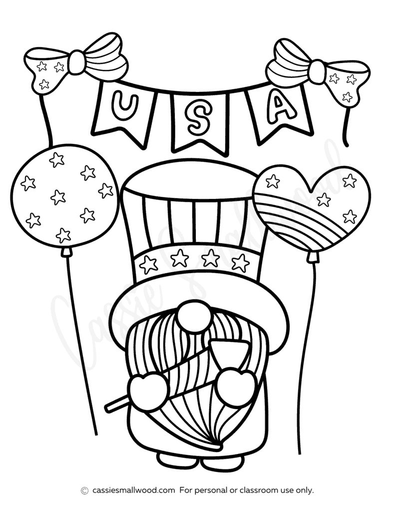 25 Cute 4th Of July Coloring Pages Free Printable Cassie Smallwood