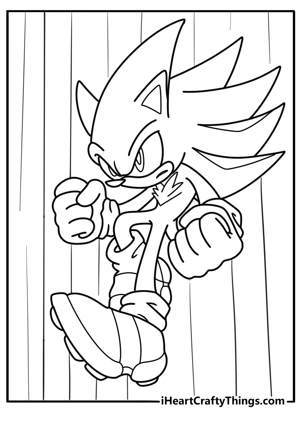 25 Free Hyper Sonic Coloring Pages For Kids 25 Free Hyper Sonic Coloring Pages For Kids