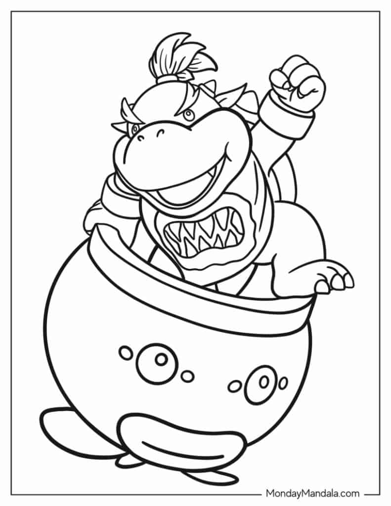 26 Bowser Coloring Pages Free PDF Printables  26 Bowser Coloring Pages Free PDF Printables