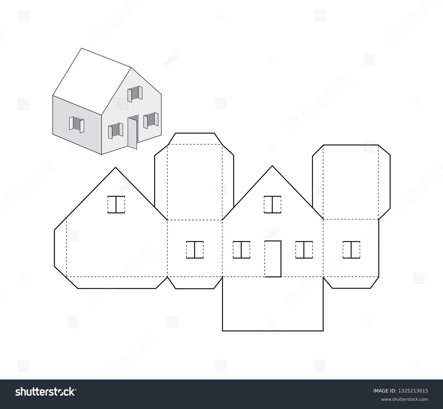 264 Paper Craft Model House Stock Vectors And Vector Art Shutterstock 264 Paper Craft Model House Stock Vectors And Vector Art Shutterstock