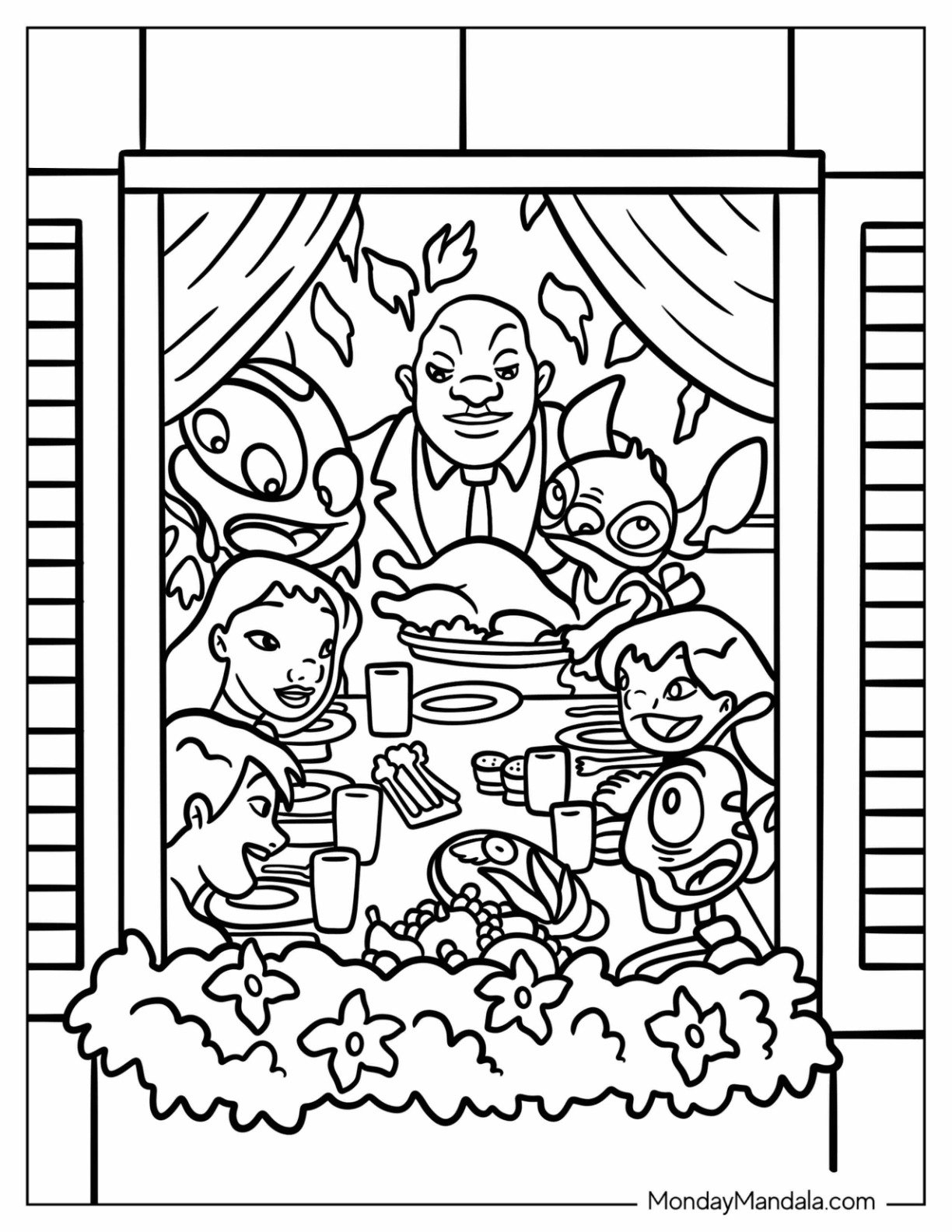 28 Disney Thanksgiving Coloring Pages Free Printables  28 Disney Thanksgiving Coloring Pages Free Printables