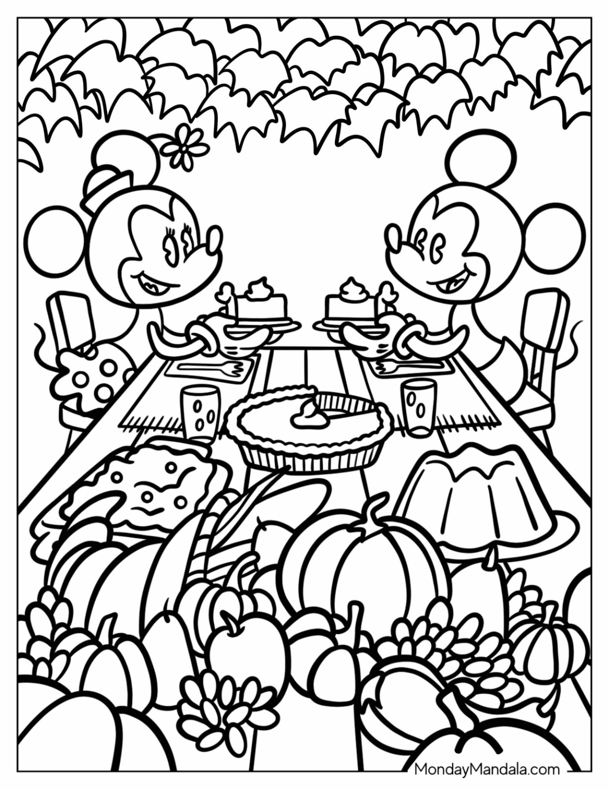 28 Disney Thanksgiving Coloring Pages Free Printables  28 Disney Thanksgiving Coloring Pages Free Printables