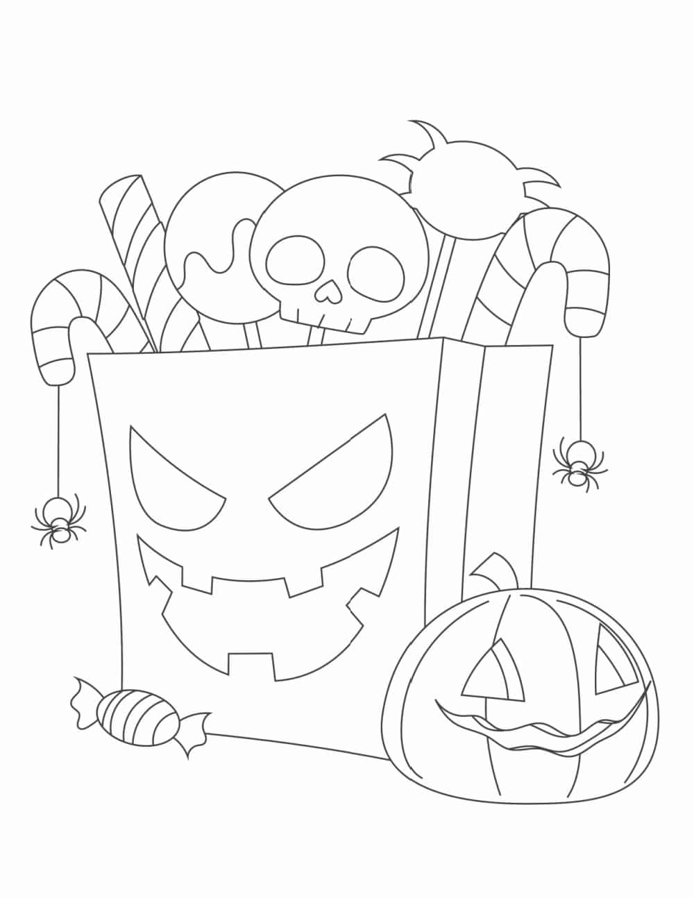 3 Free Easy Halloween Coloring Pages For Kids Freebie Finding Mom