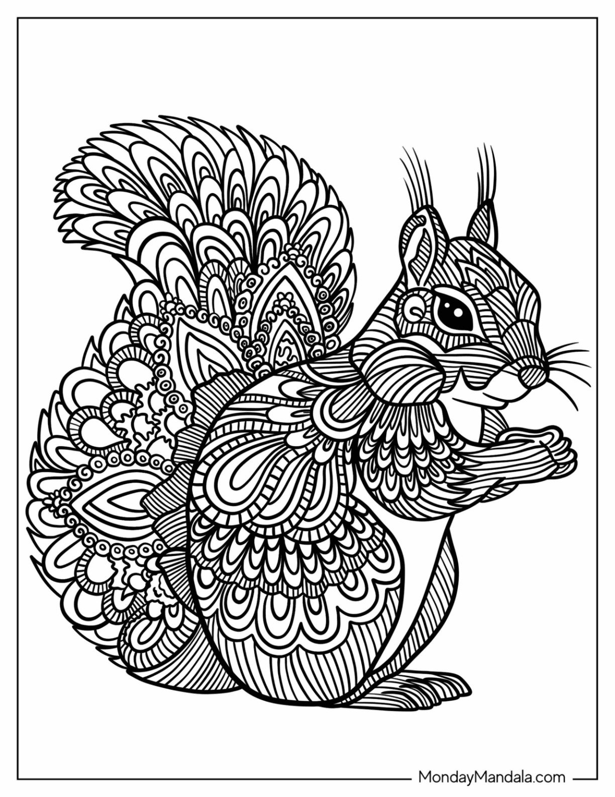 30 Animal Mandala Coloring Pages Free PDF Printables  30 Animal Mandala Coloring Pages Free PDF Printables