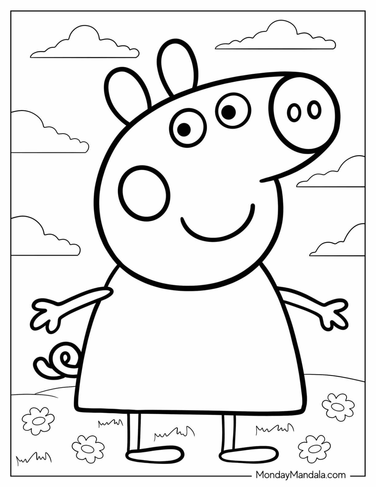 30 Cartoon Coloring Pages Free PDF Printables Worksheets Library