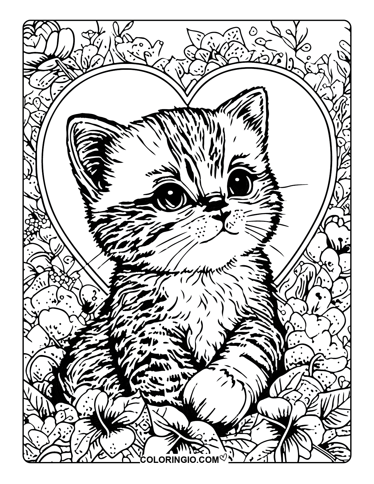30 Cat Coloring Pages Free Printable PDF  30 Cat Coloring Pages Free Printable PDF