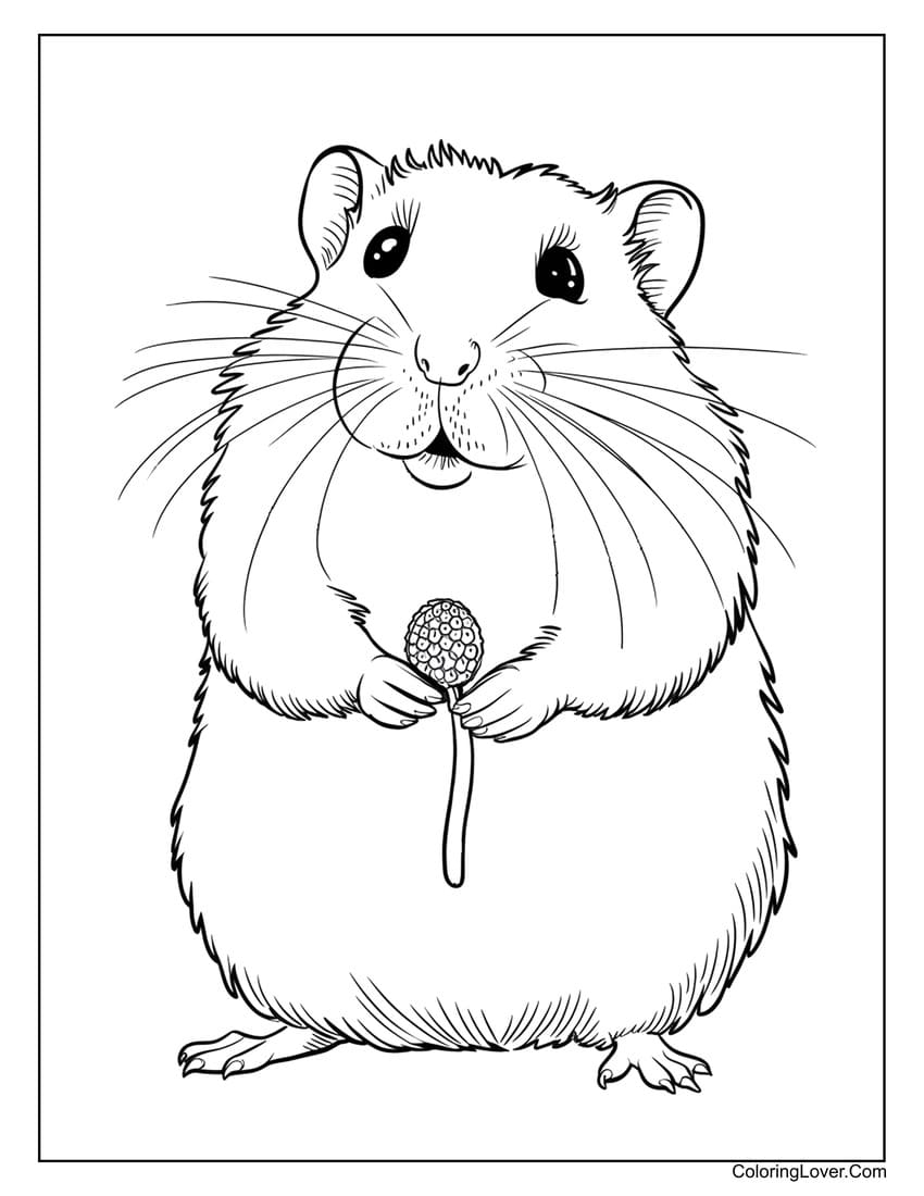 30 Hamster Coloring Pages Free Printables For All Ages  30 Hamster Coloring Pages Free Printables For All Ages