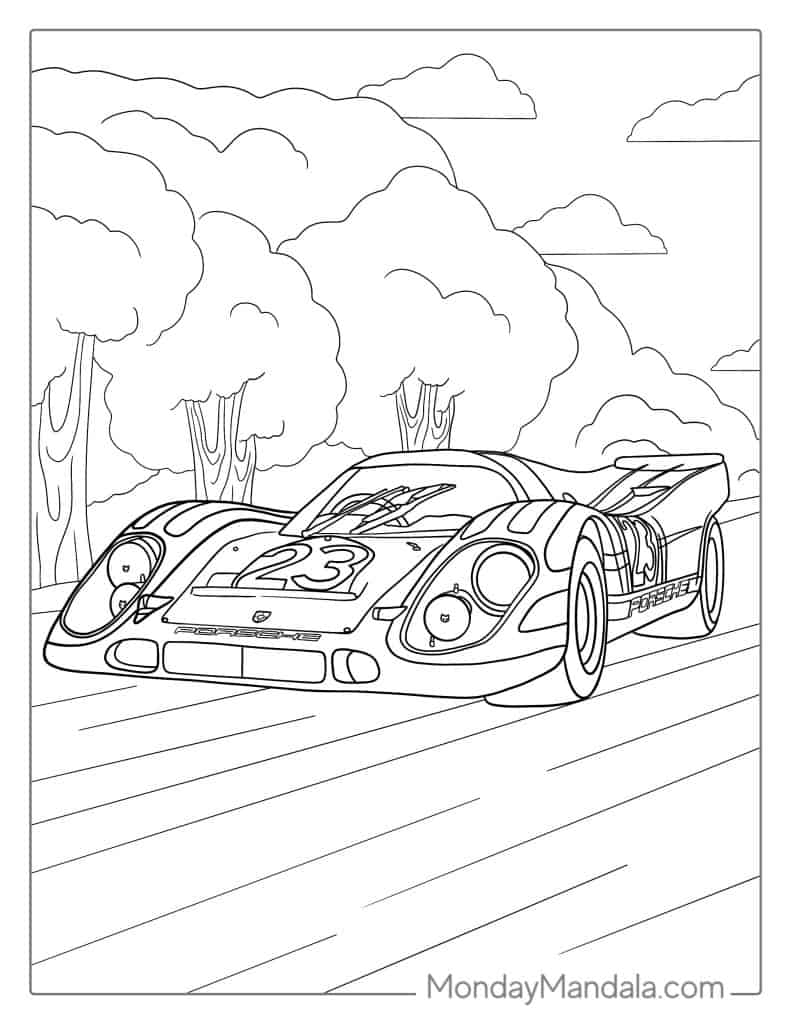 30 Race Car Coloring Pages Free PDF Printables  30 Race Car Coloring Pages Free PDF Printables
