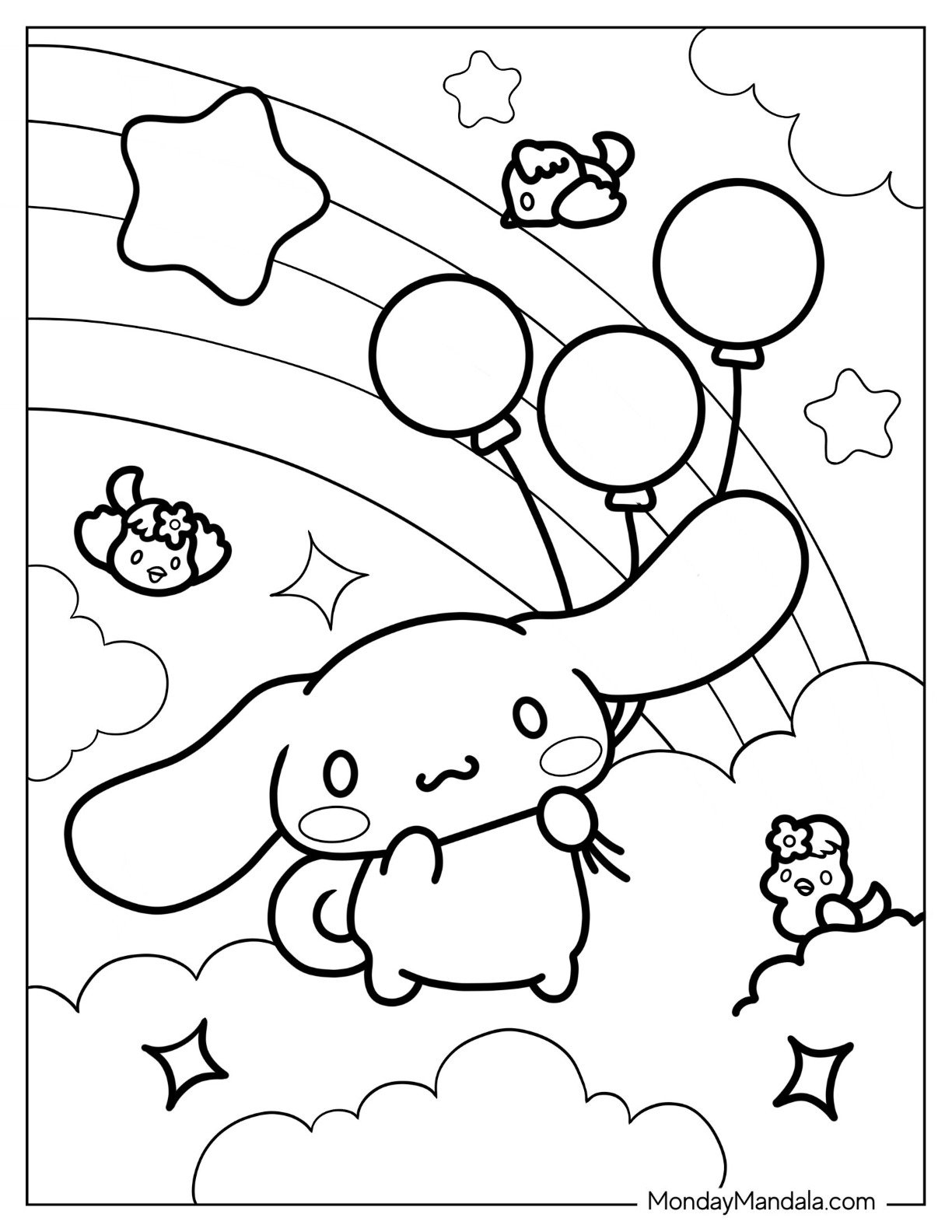 sanrio characters coloring pages sanrio characters coloring pages