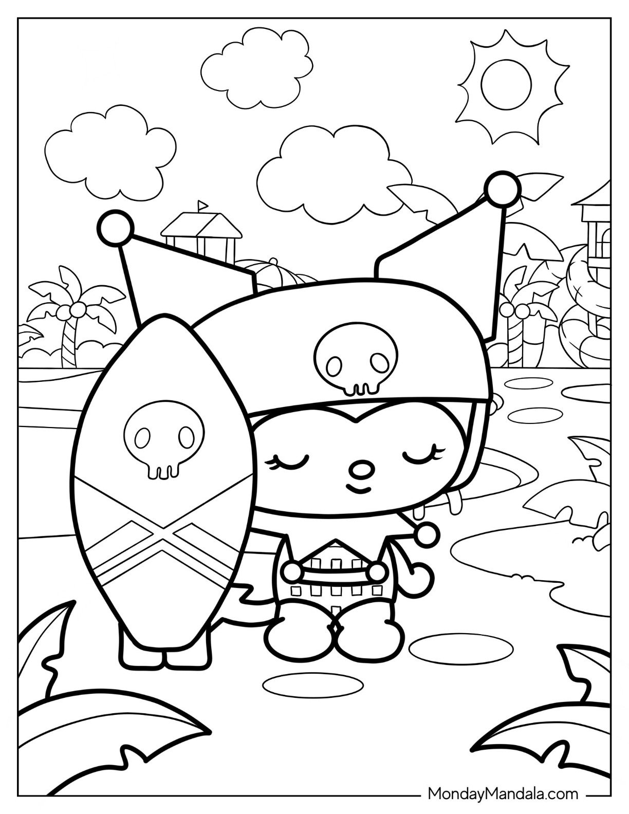 30 Sanrio Coloring Pages Free PDF Printables  30 Sanrio Coloring Pages Free PDF Printables