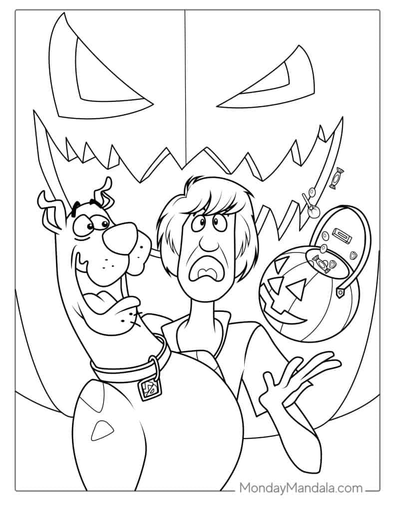 30 Scooby Doo Coloring Pages Free PDF Printables