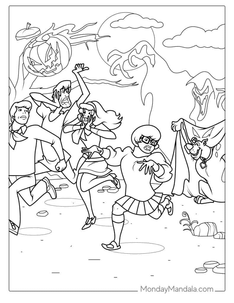30 Scooby Doo Coloring Pages Free PDF Printables
