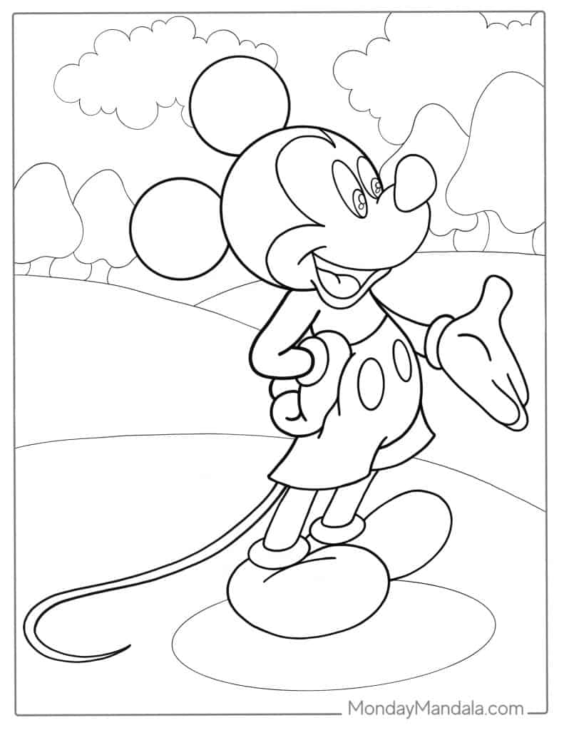 32 Mickey Mouse Coloring Pages Free PDF Printables  32 Mickey Mouse Coloring Pages Free PDF Printables