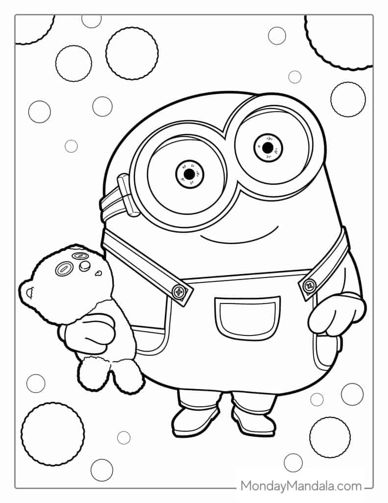 32 Minion Coloring Pages Free PDF Printables  32 Minion Coloring Pages Free PDF Printables