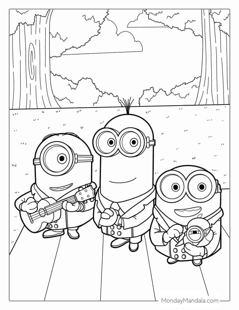 32 Minion Coloring Pages Free PDF Printables  32 Minion Coloring Pages Free PDF Printables