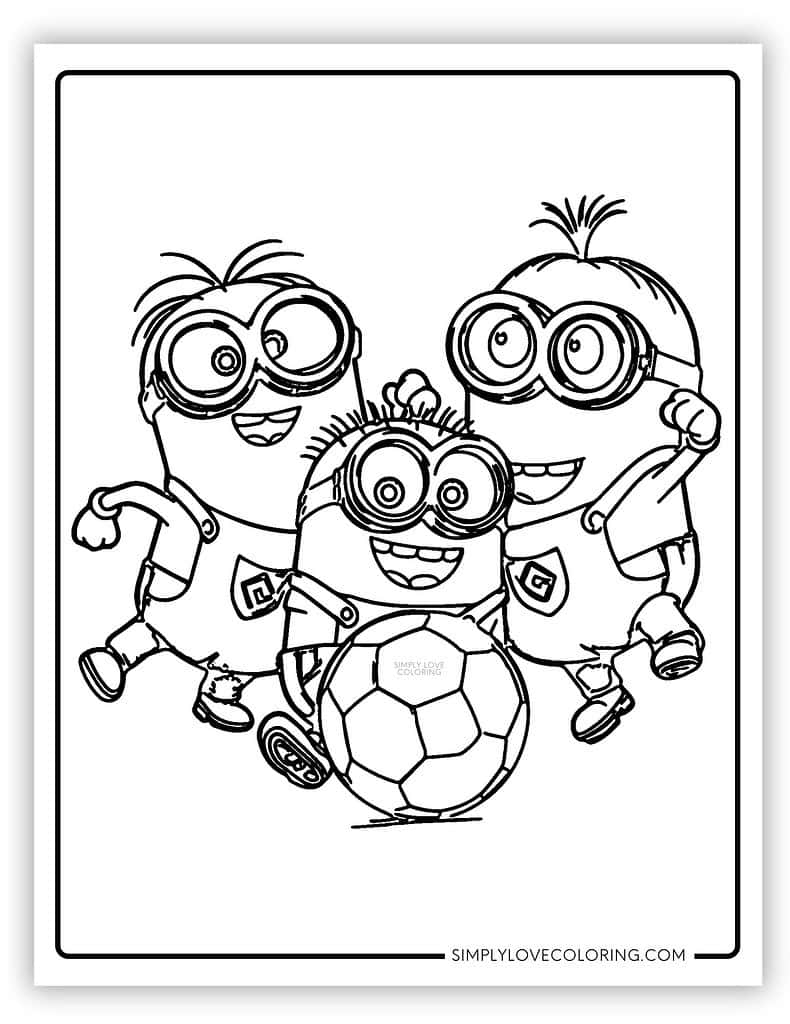 32 Minion Coloring Pages Free PDF Printables Simply Love Coloring