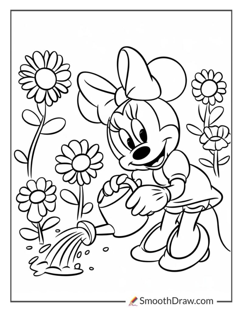 32 Minnie Mouse Coloring Pages Free Printables  32 Minnie Mouse Coloring Pages Free Printables