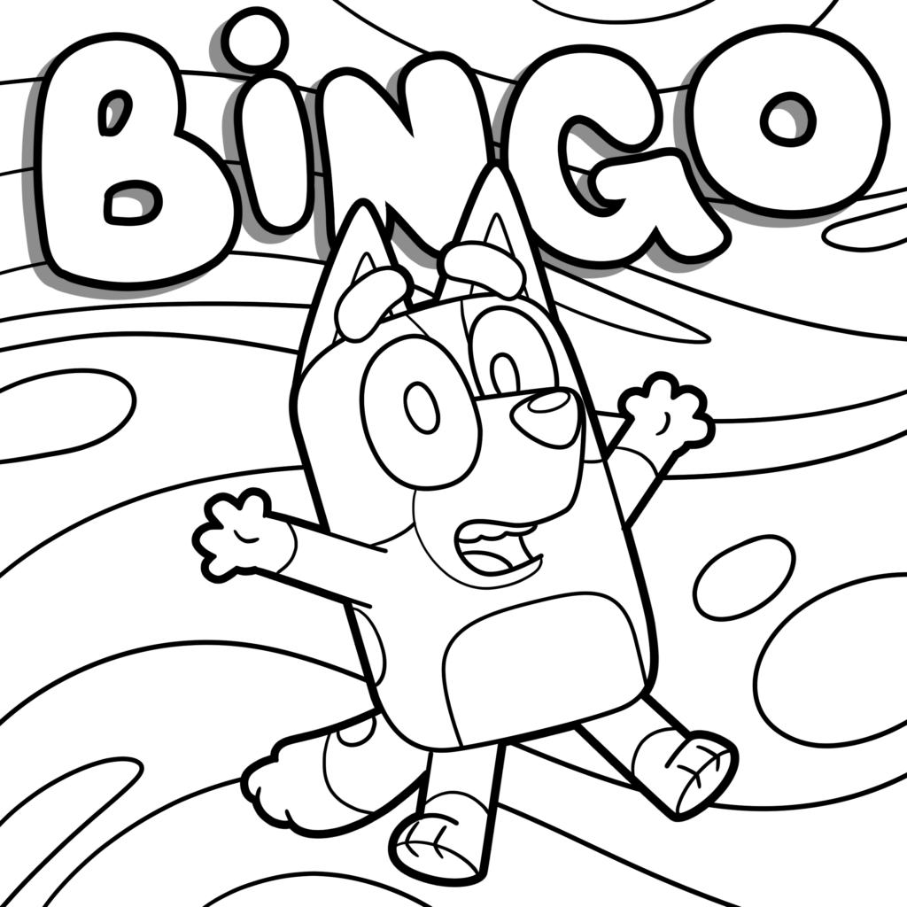 32 Printable Bluey Coloring Pages 32 Printable Bluey Coloring Pages